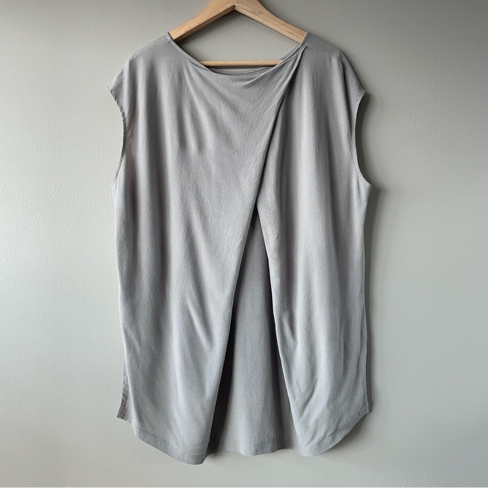 Tiger of Sweden Jeans grey sleeveless blouse medium women's shirt top - Picture 2 of 15